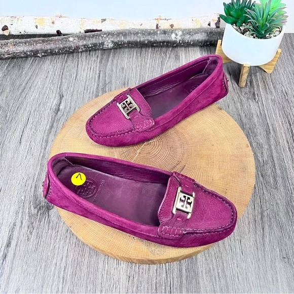 Tory Burch Shoes Tory Burch Kendrick Suede Driving Loafers In